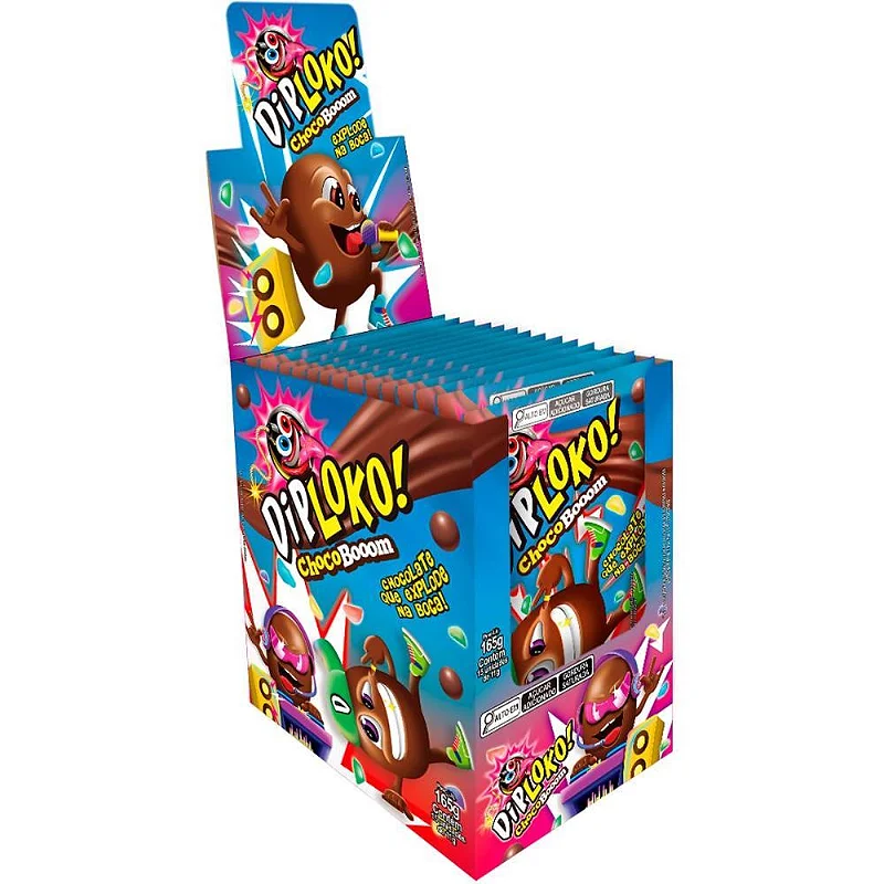 DIP LOKO CHOCO BOOM DISPLAY C/ 15 UNIDADES